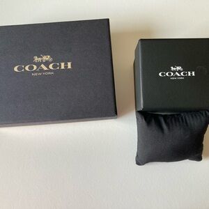 COACH GIFT & WATCH BOX SET(with Pillow) EMPTY ~ GREAT FOR STORAGE OR RESELLER!